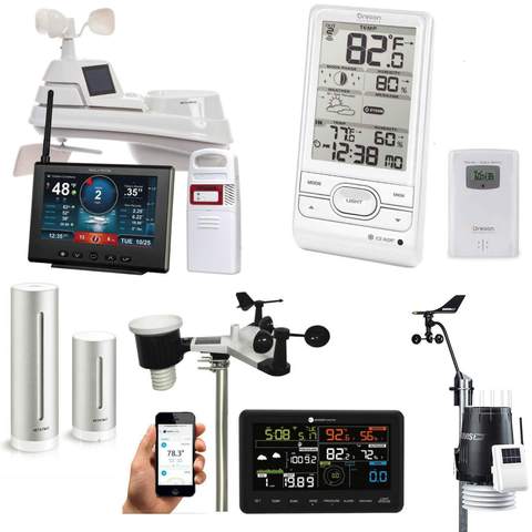 Cabled weather station, Wireless weather station