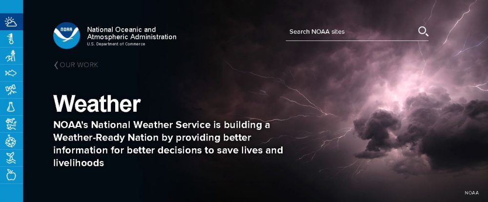 NOAA weather service
